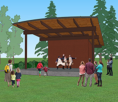 PORT ANGELES FINE ARTS CENTER AMPHITHEATER